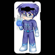 Coque Samsung Grand Prime 4G Chibi style illustration of a superhero