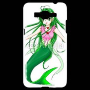 Coque Samsung Grand Prime 4G Fille manga verte