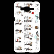 Coque Samsung Grand Prime 4G Bande dessinée de mariés