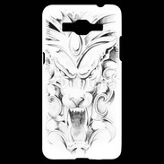 Coque Samsung Grand Prime 4G visage de gargouille en dessin 25
