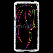 Coque Samsung Grand Prime 4G Vector image of an horse on black back 50