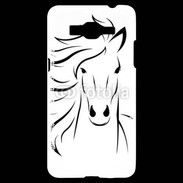 Coque Samsung Grand Prime 4G Vector image of an horse on white
