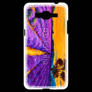Coque Samsung Grand Prime 4G Peinture de champs de lavande 