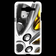 Coque Samsung Grand Prime 4G Jante étrier de frein jaune