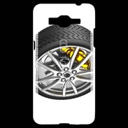 Coque Samsung Grand Prime 4G Pneu complet étrier jaune