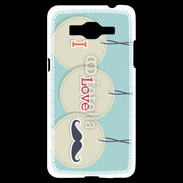 Coque Samsung Grand Prime 4G I love moustache 5