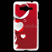 Coque Samsung Grand Prime 4G Cœur en porcelaine