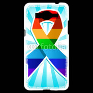 Coque Samsung Grand Prime 4G Rainbow Pride Ribbon
