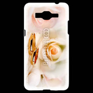 Coque Samsung Grand Prime 4G Alliance sur fond de rose