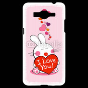 Coque Samsung Grand Prime 4G I love you Bunny