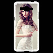 Coque Samsung Grand Prime 4G Jolie femme style poupée porcelaine