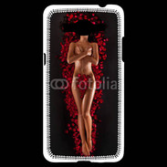 Coque Samsung Grand Prime 4G Femme nue pétales de rose glamour