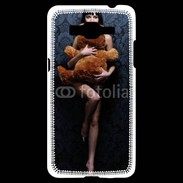 Coque Samsung Grand Prime 4G Femme glamour câlin nounours