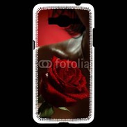 Coque Samsung Grand Prime 4G Belle rose rouge 500