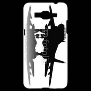 Coque Samsung Grand Prime 4G Silhouette avion de chasse