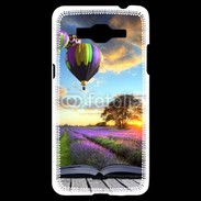Coque Samsung Grand Prime 4G Montgolfière et lavande 