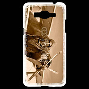 Coque Samsung Grand Prime 4G Femme pilote d'avion