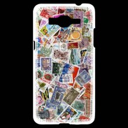 Coque Samsung Grand Prime 4G Patchwork de timbres