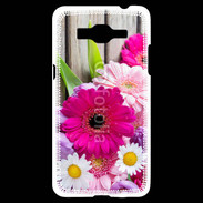 Coque Samsung Grand Prime 4G Bouquet de fleur sur bois