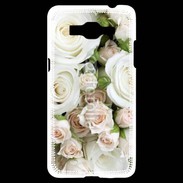 Coque Samsung Grand Prime 4G Rose blanche et rose 5