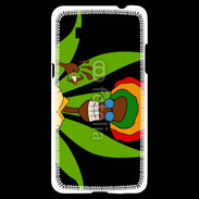 Coque Samsung Grand Prime 4G Portrait abstrait de Rasta