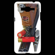 Coque Samsung Grand Prime 4G Fusil de chasse et couteau