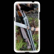 Coque Samsung Grand Prime 4G Fusil de chasse et couteau 2