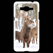 Coque Samsung Grand Prime 4G Cerf et biche en troupeau