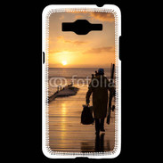 Coque Samsung Grand Prime 4G Pécheur au levé du soleil