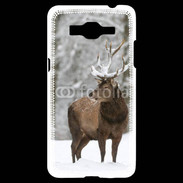 Coque Samsung Grand Prime 4G Cerf en hiver 55