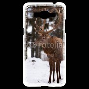 Coque Samsung Grand Prime 4G Cerf en hiver 56