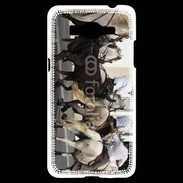 Coque Samsung Grand Prime 4G Abrivado Chevaux et taureaux