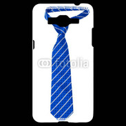 Coque Samsung Grand Prime 4G Cravate bleue