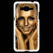 Coque Samsung Grand Prime 4G Femme couleur or