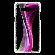Coque Samsung Grand Prime 4G Abstract multicolor sur fond noir