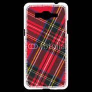 Coque Samsung Grand Prime 4G Mode tissus écossais rouge