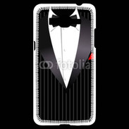Coque Samsung Grand Prime 4G Illustration smoking noir rayé