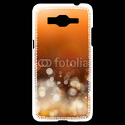 Coque Samsung Grand Prime 4G Fond bulles ocres