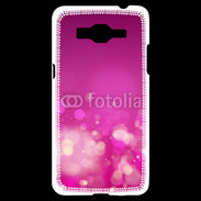 Coque Samsung Grand Prime 4G fond rose or