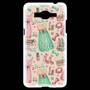 Coque Samsung Grand Prime 4G Fond fashion rose et vert 2