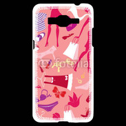 Coque Samsung Grand Prime 4G Fond fashion rose 5