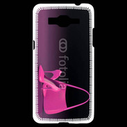 Coque Samsung Grand Prime 4G Escarpins et sac à main rose