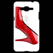 Coque Samsung Grand Prime 4G Escarpin rouge 2