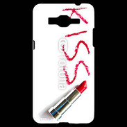 Coque Samsung Grand Prime 4G Kiss avec rouge à lèvres