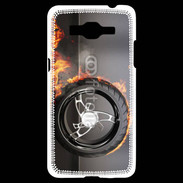 Coque Samsung Grand Prime 4G Roue en feu dragster