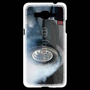Coque Samsung Grand Prime 4G Roue en feu dragster 2