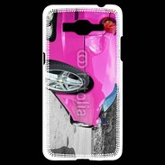 Coque Samsung Grand Prime 4G Voiture de sport rose italienne