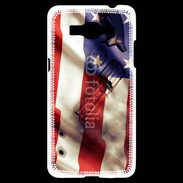 Coque Samsung Grand Prime 4G Drapeau USA avec arme