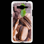 Coque Samsung Grand Prime 4G Macaron chocolat 
