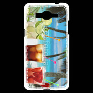 Coque Samsung Grand Prime 4G Cocktail sur la plage